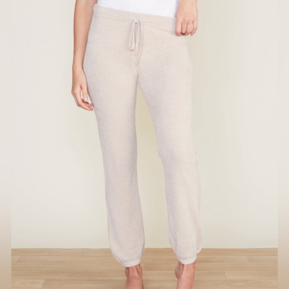 Barefoot Dreams CozyChic Ultra Lite Track Pants in Stone